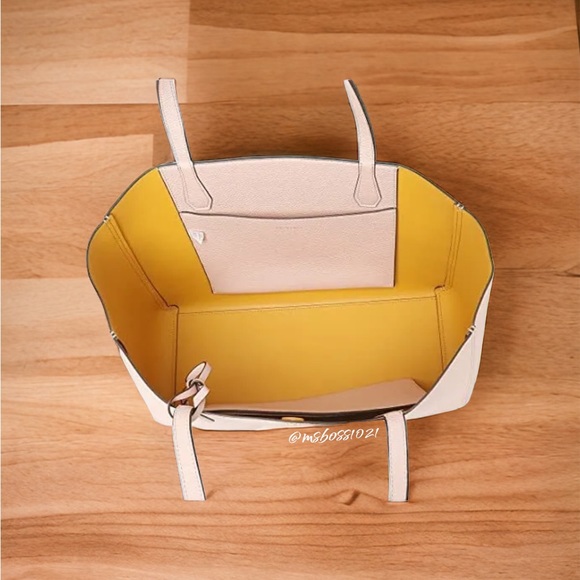 Tory Burch Blake Leather Tote Bag in Shell Pink BRAND NEW W/TAGS - Picture 6 of 6